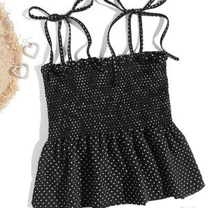 SHEIN Polka Dot Babydoll top